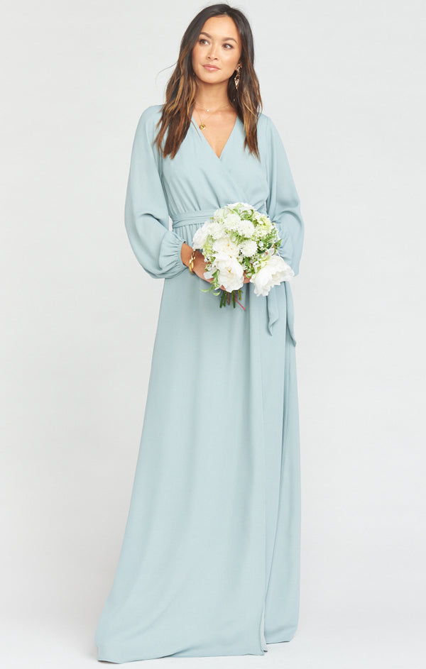 Lady Long Sleeve Wrap Dress ~ Show Me ...